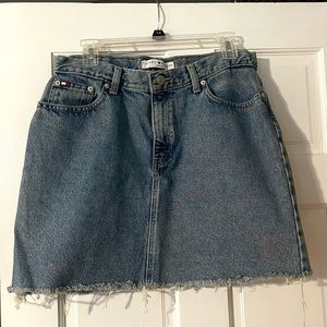 Vintage denim skirt